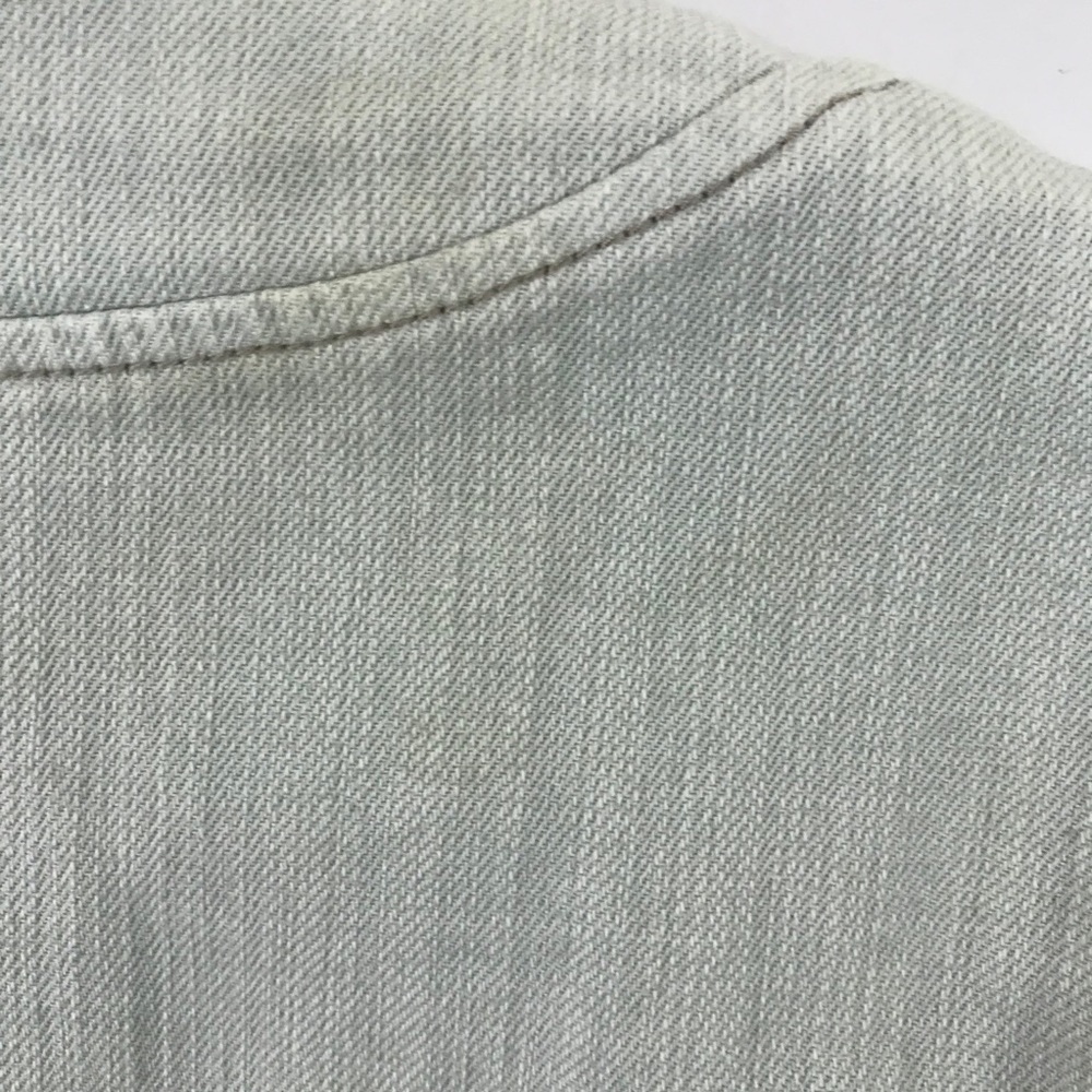 Free People Peplum denim Moto zip jacket. - Picture 5 of 10